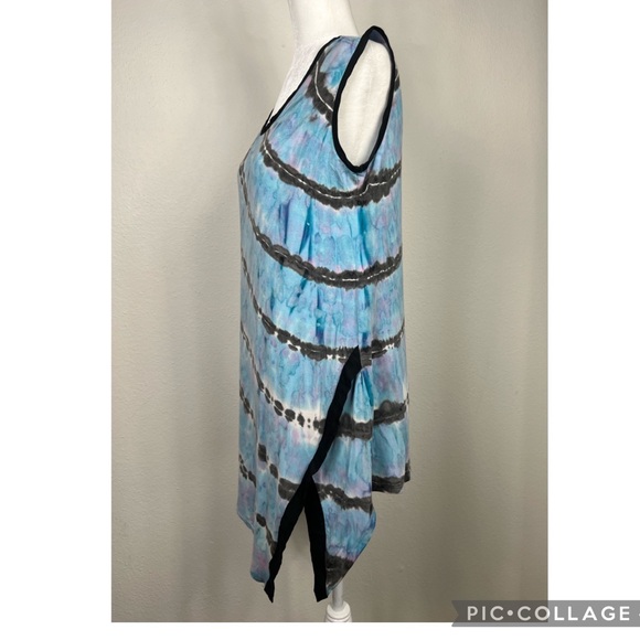 Ethereal Los Angeles Tunic Top With Asymmetrical Size Medium - Picture 4 of 10